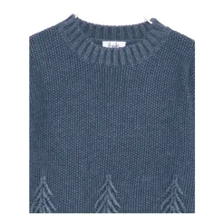 Cotton Sweater met Borduursel