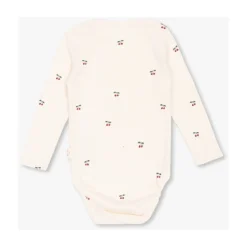 Crèmekleurig lichaam met kersenpatroon