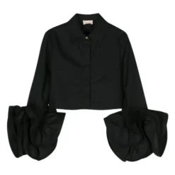 Cropped Poplin Shirt