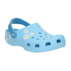 Daisy Klomp Sandalen Blauw Bloemen