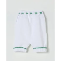 Delicate Gebreide Broek met Strikdetail