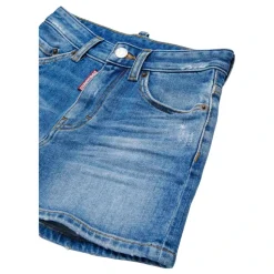 Denim Bermuda Shorts