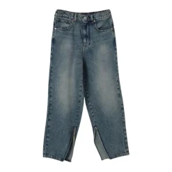 Denim Jeans met Split Zoom