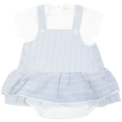 Denim Overall met T-shirt Set