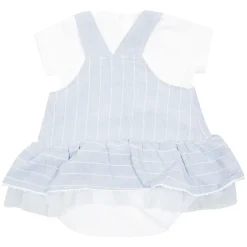 Denim Overall met T-shirt Set