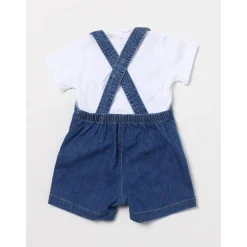 Denim Overalls Set