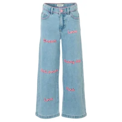 Denim vijf-pocket jeans met verstelbare taille