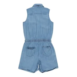 Denim-Effect Jumpsuit