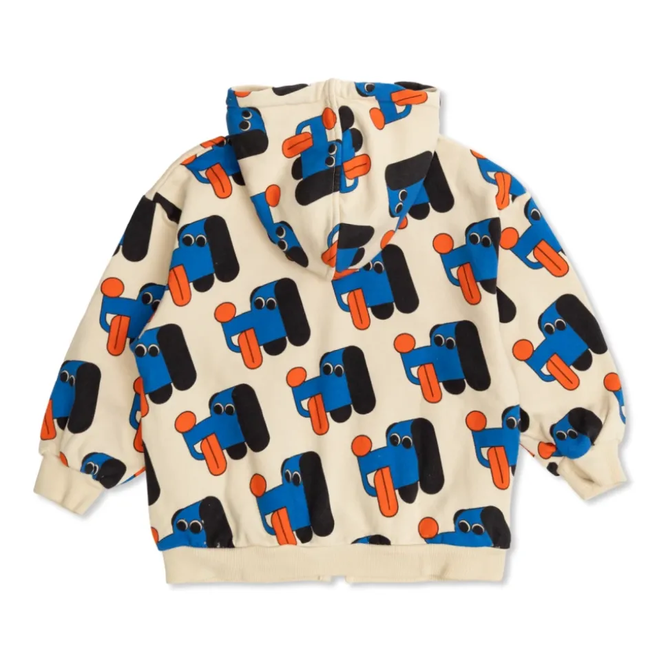 Doggy Mate All Over Zipped Hoodie