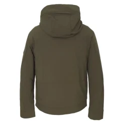 Donkergroene capuchonjas voor kinderen