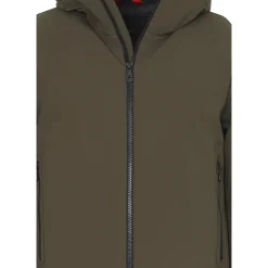 Donkergroene capuchonjas voor kinderen