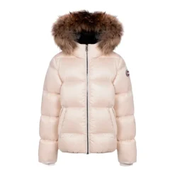 Donsjas met bontkraag