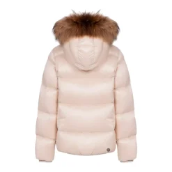 Donsjas met bontkraag