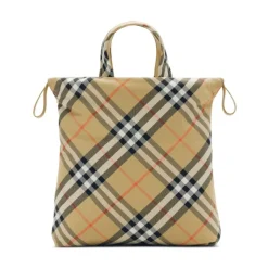 Drawstring Check Tote
