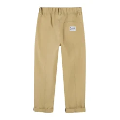 Elastische Casual Broek met Riemlussen