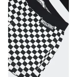 Elastische Set met All-Over Ruitjesprint