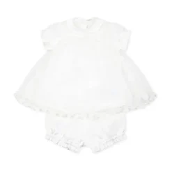 Elegant Wit Pak Jurk Culottes