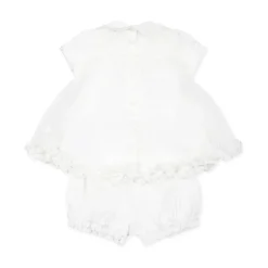 Elegant Wit Pak Jurk Culottes