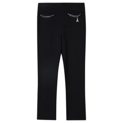 Elegante Zwarte Katoenen Broek