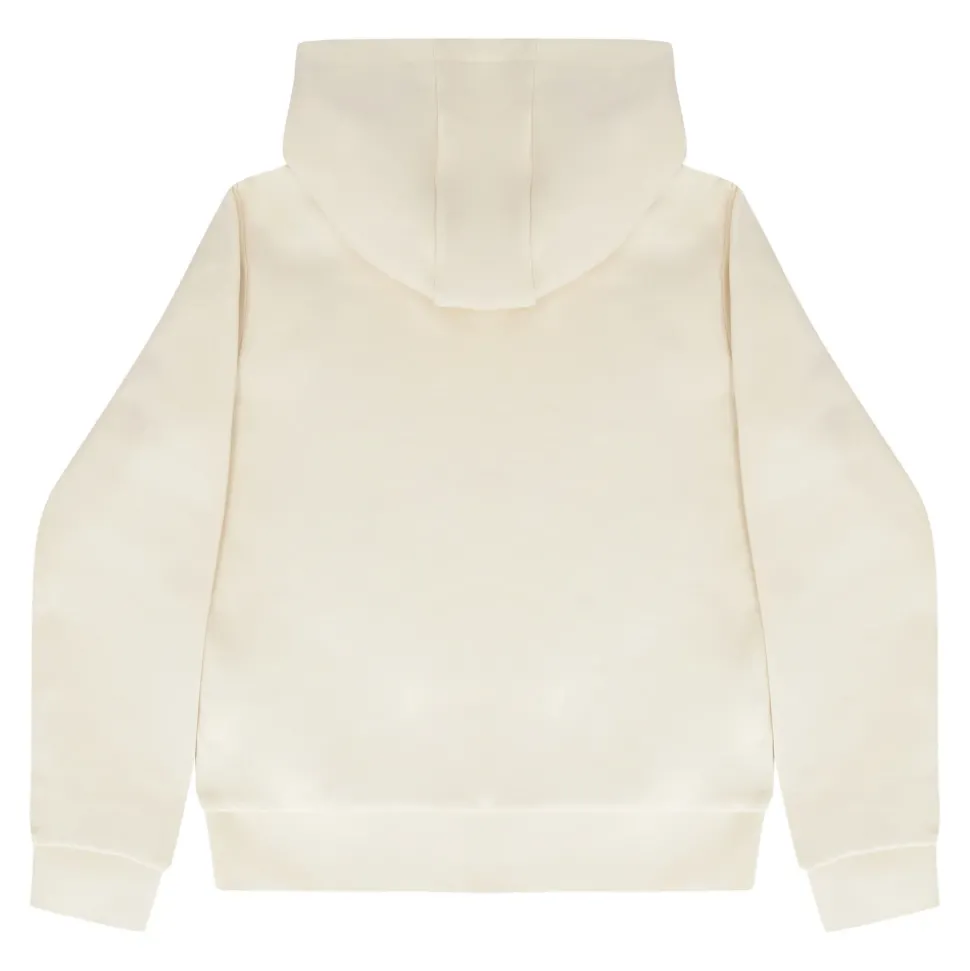 Embroidered Logo Cotton Hoodie