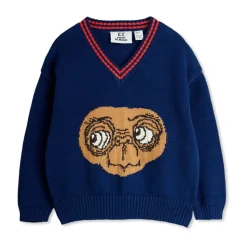 E.T. Intarsia V-Neck Sweater