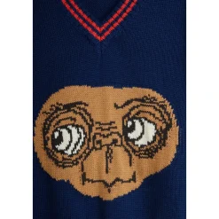 E.T. Intarsia V-Neck Sweater