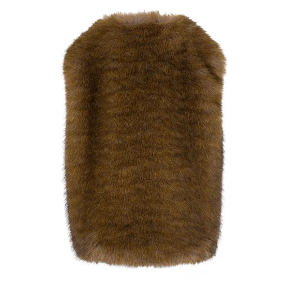 Faux Fur Gilet Zip Jacket