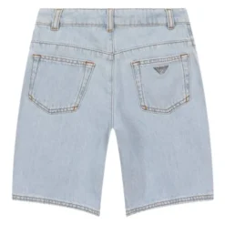 Five-pocket Denim Bermuda Shorts