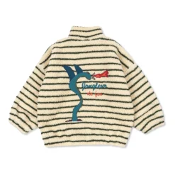 Fleece met borduursel