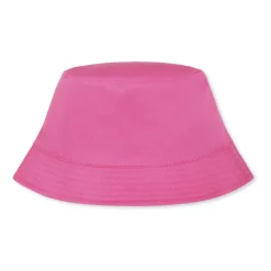 Fuchsia Katoenen Cloche met Teddybeer