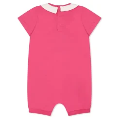 Fuchsia Teddy Bear Rompers