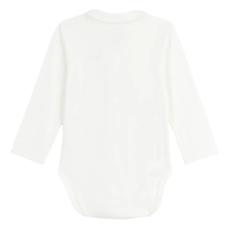 Geborduurde Ivory Katoenen Romper