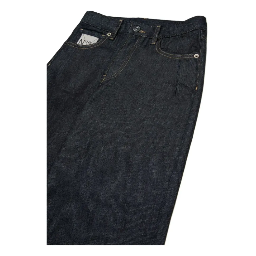 Geborduurde Navy Blue Kinder Jeans