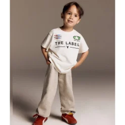 Gebreid T-shirt met sportafbeelding