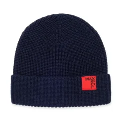 Gebreide Beanie Muts met Patch