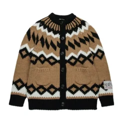 Gebreide Cardigan in Kameelbruin