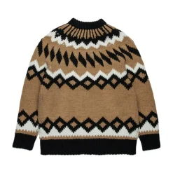 Gebreide Cardigan in Kameelbruin