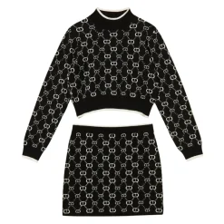 Gebreide set met Oval T Jacquard