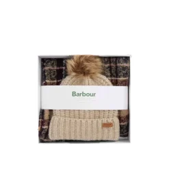 Gebreide Sjaal en Muts Set met Pom Pom