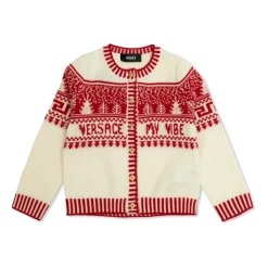 Gebreide vest met patroon