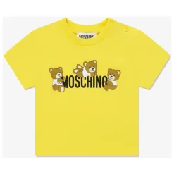 Geel Teddybeer Logo Short Set