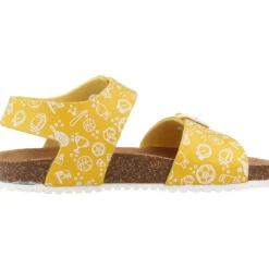 Gele Bedrukte Kindersandalen