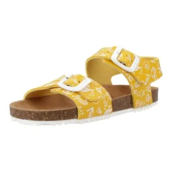 Gele Bedrukte Kindersandalen