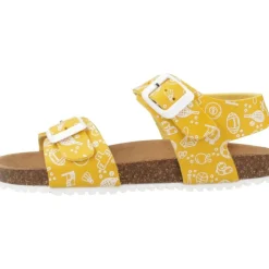 Gele Bedrukte Kindersandalen