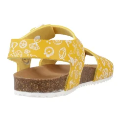 Gele Bedrukte Kindersandalen