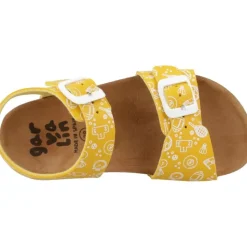 Gele Bedrukte Kindersandalen