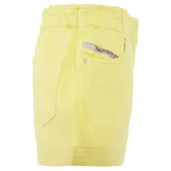 Gele Casual Katoenen Shorts