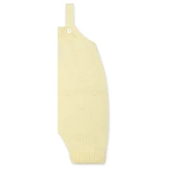 Gele gestippelde katoenen tuinbroek