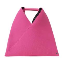 Geometrische Nylon Tote Tas