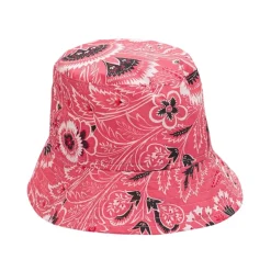 Geprinte katoenen bucket hat